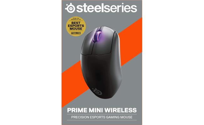 SteelSeries Esports Prime Mini Wireless FPS Ultra Light 5 Programmable ButtonsLag-free 2.4GHz00H Battery 18K CPI Sensor Magnetic Optical Switches