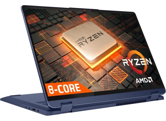 Lenovo Flex 5 (14) 2022 NEW 5Gen AMD Ryzen 7 8-Cores Touch 2-in-1 Laptop Flexibility & freedom - Abyss Blue