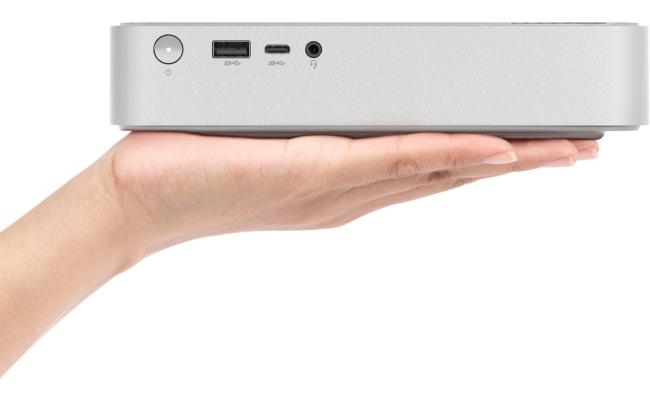 Lenovo IdeaCentre Mini (2023) 13Gen Intel Core i5 12-Cores Mini size Max Impact Upgradable Design - Cloud Grey