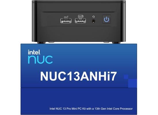 Intel NEW NUC 13 Pro KIT (2023) Intel 13Gen Core i7 12-Cores Mini PC Barebone For Home & Business