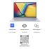 ASUS Vivobook 16X OLED (2023) K3605VC NEW 13Gen Intel Core i9 13900H 14-Cores w/ RTX 3050 4GB DDR6 & 3.2K OLED 120Hz Display ((OPEN BOX)) - Cool Silver