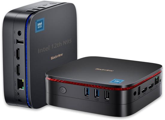 Blackview MP60 Mini PC Intel Celeron N5095 4-Cores (8GB/256GB) Mini PC Barebone For Home & Business