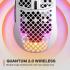 SteelSeries Aerox 3 (2022) Wireless Super Light 18K CPI TrueMove Air Optical Sensor 68g Water Resistant 200 Hour  – Snow