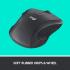 Logitech M510 Wireless Rubber Grips 5 Programmable Buttons up to 24-Months Battery USB Unify - Black