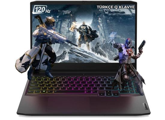 Lenovo IdeaPad Gaming 3 (2022) NEW 12Gen Intel Core i5 8-Cores w/ RTX 3050 & 120Hz Display - Onyx Grey