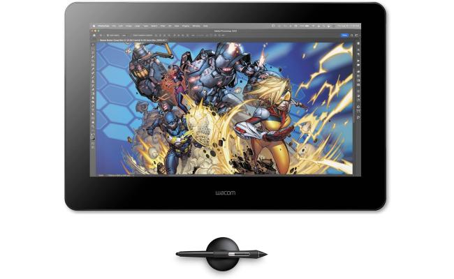 Wacom Cintiq Pro 16 Creative Pen & Touch Display 4K Graphic Drawing Monitor with 8192 Pen Pressure and 98% Adobe RGB - Black