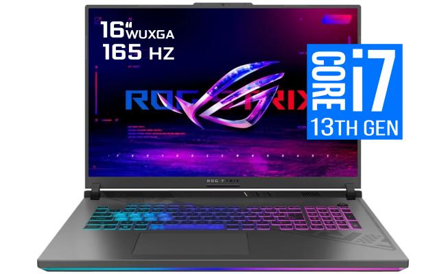 ASUS ROG Strix NEW G16 (2024) G614JV 13Gen Intel Core i7 13650HX 14-Cores w/ RTX 4060 8GB DDR6 & 16" IPS 165Hz Display (Customized) - Eclipse Gray ASUS ROG Strix NEW G16 (2024) G614JV 13Gen Intel Core i7 13650HX 14-Cores w/ RTX 4060 8GB DDR6 & 16" IPS 165Hz Display (Customized) - Eclipse Gray