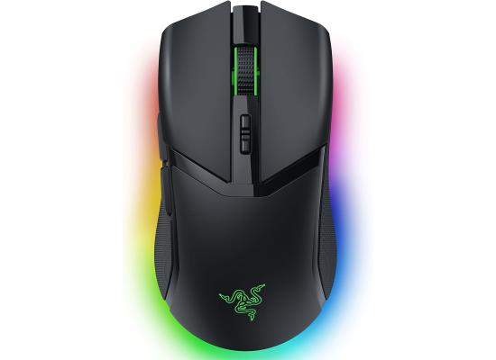 Razer Cobra Pro Wireless 10 Customizable Controls 30K Optical Sensor Gen-3 Switches 2.4GHz Bluetooth & USB Type C up to 170 Hr Battery - Black