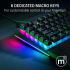Razer BlackWidow V4 Mechanical 6 Dedicated Macro Keys Magnetic Wrist Rest Doubleshot ABS Keycaps Green Switches - Black Razer BlackWidow V4 Mechanical 6 Dedicated Macro Keys Magnetic Wrist Rest Doubleshot ABS Keycaps Green Switches - Black