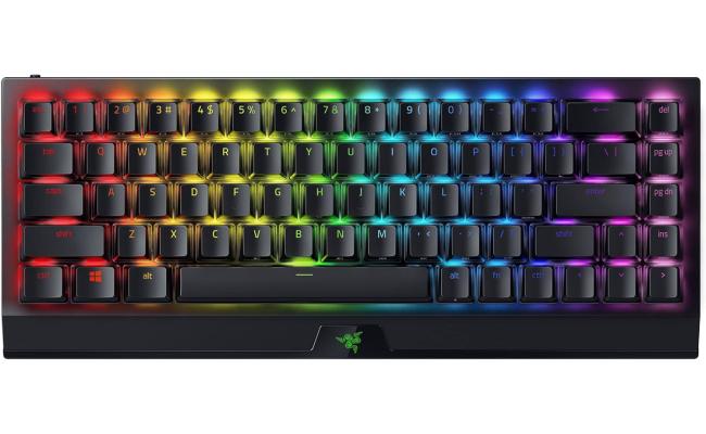 Razer BlackWidow V3 Mini HyperSpeed 65% Wireless Mechanical Yellow Switches Phantom Pudding Keycaps up to 200Hrs Battery Life