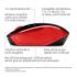 HP 200 USB Wireless Mouse with 1000 DPI Optical Sensor 2.4 GHz Wireless Cconnectivity Ambidextrous Design - Red