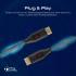 Promate ProLink4K60-150 HDMI 2.0 Cable 4K@60Hz Slim 1.5m 3D Video Support 18Gbps Bandwidth Ethernet Support & Gold-Plated Connectors