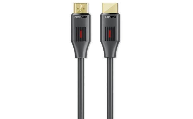 Promate ProLink4K60-150 HDMI 2.0 Cable 4K@60Hz Slim 1.5m 3D Video Support 18Gbps Bandwidth Ethernet Support & Gold-Plated Connectors