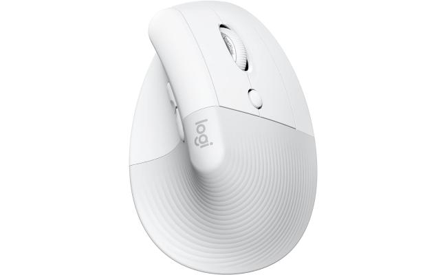 Logitech Lift Vertical Ergonomic Mouse Wireless, Bluetooth Quiet clicks 4 buttons For Windows/macOS/iPadOS, Laptop, PC - Off White Logitech Lift Vertical Ergonomic Mouse Wireless, Bluetooth Quiet clicks 4 buttons For Windows/macOS/iPadOS, Laptop, PC - Off White