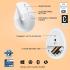 Logitech Lift Vertical Ergonomic Mouse Wireless, Bluetooth Quiet clicks 4 buttons For Windows/macOS/iPadOS, Laptop, PC - Off White Logitech Lift Vertical Ergonomic Mouse Wireless, Bluetooth Quiet clicks 4 buttons For Windows/macOS/iPadOS, Laptop, PC - Off White