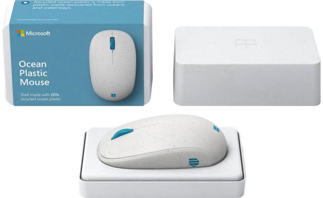 Microsoft Ocean Plastic Bluetooth Mouse Comfortable Design Right / Left Hand 2.4 GHz Frequency Range For Windows & Mac Microsoft Ocean Plastic Bluetooth Mouse Comfortable Design Right / Left Hand 2.4 GHz Frequency Range For Windows & Mac