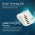Promate POWERMATRIX-3M Premium 16-IN-1 Power Socket 10x OUTLETS 1xUSB-C PD 1xUSB-A QC 3.0 4x USB-A 3M Cable - White Promate POWERMATRIX-3M Premium 16-IN-1 Power Socket 10x OUTLETS 1xUSB-C PD 1xUSB-A QC 3.0 4x USB-A 3M Cable - White