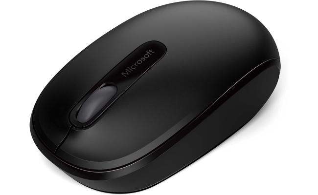 Microsoft 1850 Wireless Mobile Mouse 1850 Right/Left Hand Use w/ Nano transceiver For Microsft & Mac - Black