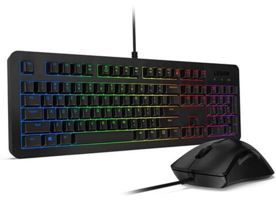 Lenovo Legion KM300 RGB Gaming Combo RGB Wired Keyboard & Mouse 8 Button Arabic & English Layout