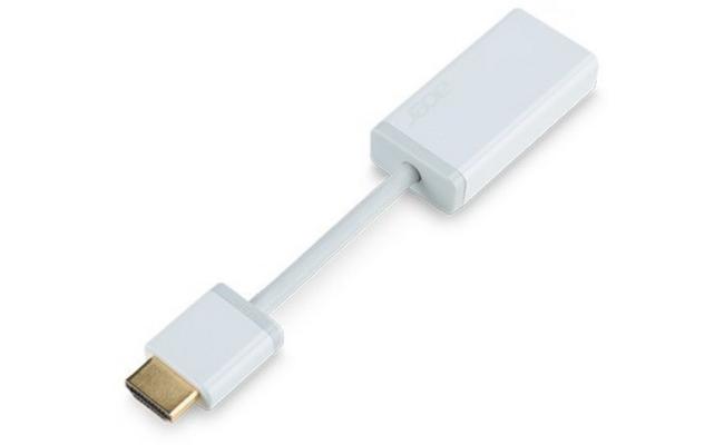Acer ACB521 HDMI to VGA Adapter up to 1080p Plug and Play - White Acer ACB521 HDMI to VGA Adapter up to 1080p Plug and Play - White