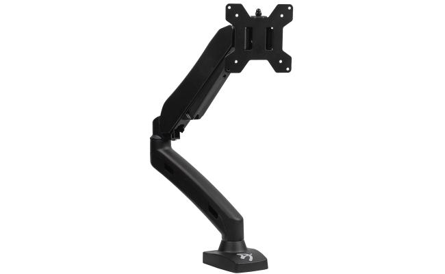 Arozzi Alzare Single Gas Lift Monitor Arm 360° Screen Rotation Cable Management - Black Arozzi Alzare Single Gas Lift Monitor Arm 360° Screen Rotation Cable Management - Black