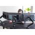 Arozzi Alzare Single Gas Lift Monitor Arm 360° Screen Rotation Cable Management - Black Arozzi Alzare Single Gas Lift Monitor Arm 360° Screen Rotation Cable Management - Black