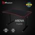 Arozzi Arena Fratello Curved Desk Full Surface Water Resistant Mat Custom Monitor Mount Cable Management - Black