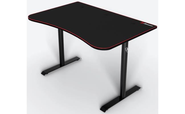 Arozzi Arena Fratello Curved Desk Full Surface Water Resistant Mat Custom Monitor Mount Cable Management - Black