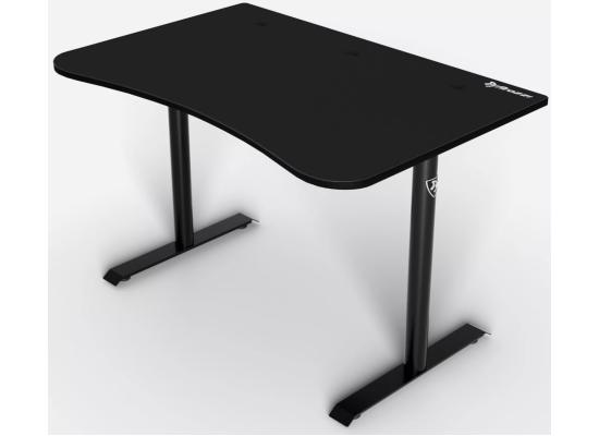 Arozzi Arena Fratello Curved Desk Full Surface Water Resistant Mat Custom Monitor Mount Cable Management - Pure Black
