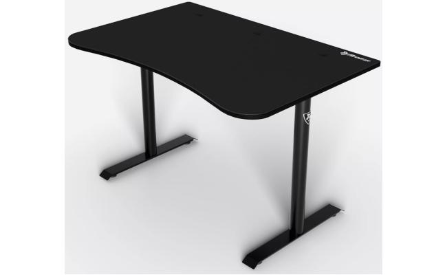Arozzi Arena Fratello Curved Desk Full Surface Water Resistant Mat Custom Monitor Mount Cable Management - Pure Black