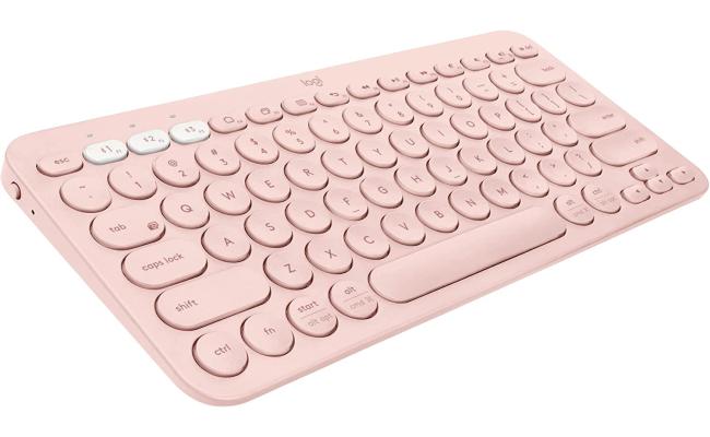Logitech K380 Bluetooth Windows, Mac, Chrome , Android, iPad, iPhone, Apple TV up to 3 Devices Arabic / English – Rose Logitech K380 Bluetooth Windows, Mac, Chrome , Android, iPad, iPhone, Apple TV up to 3 Devices Arabic / English – Rose