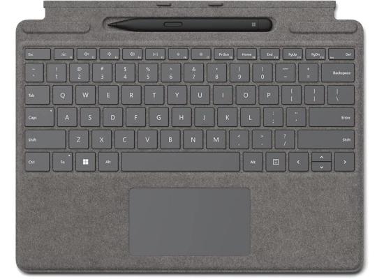 Microsoft Surface Pro Signature Keyboard & Slim Pen 2 Compatible With Surface Pro 8 / Pro X English Layout - Platinum
