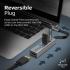 Promate MediaHub-C3 Aluminum USB-C to HDMI Adapter Ultra-Compact Type-C to 4K 30Hz HDMI Hub w/ 3 USB 3.0 Sync Charge 5Gbps Ports