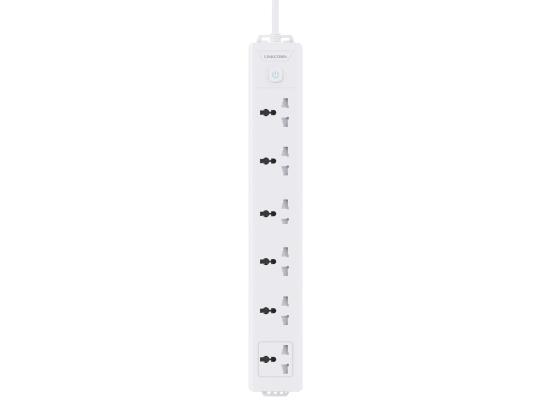 LINKCOMN LC-PS601 Power Strip 6-Outlet w/ 3m Power Cord