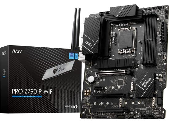 MSI PRO Z790-P WIFI DDR5 LGA 1700 Intel Z790 SATA 6Gb/s DDR5 ATX Motherboard