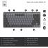 Logitech MX Mechanical Mini Backlit Bluetooth USB-C For macOS Windows Linux & Android Metal - Clicky Switches Logitech MX Mechanical Mini Backlit Bluetooth USB-C For macOS Windows Linux & Android Metal - Clicky Switches