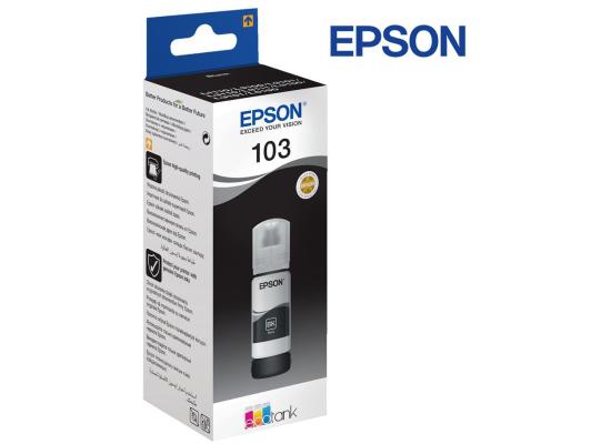 Genuine Epson 103 EcoTank Ink Bottle 65 ml - Black