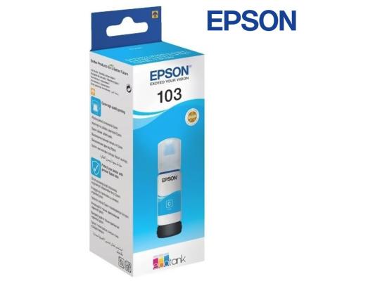Genuine Epson 103 EcoTank Ink Bottle 65 ml - Cyan