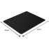 HyperX Pulsefire Mat Gaming Mouse Pad Fabric For Gamers Optical Mouse , Black - Large