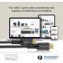 Promate PowerBolt240-2M USB-C Cable Ultra-Fast 240W Power Delivery Thunderbolt 3  w/ 8K Display Nylon Braided 2M Cord & 40Gbps Transfer Speed - Black