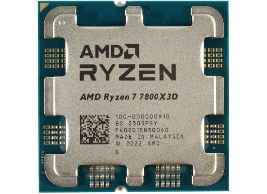 AMD RYZEN 7 7800X3D 8-Core 4.2GHz (5.0 GHz Max Boost) 96MB Cache AM5 Desktop Processor , Tray