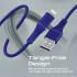 Promate USB-A to Lightning Cable High Tensile 2.4A Super-Fast USB-A to Lightning Charger 120 cm Anti-Tangle Silicone - White