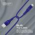 Promate USB-A to Lightning Cable High Tensile 2.4A Super-Fast USB-A to Lightning Charger 120 cm Anti-Tangle Silicone - White