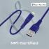Promate USB-A to Lightning Cable High Tensile 2.4A Super-Fast USB-A to Lightning Charger 120 cm Anti-Tangle Silicone - White