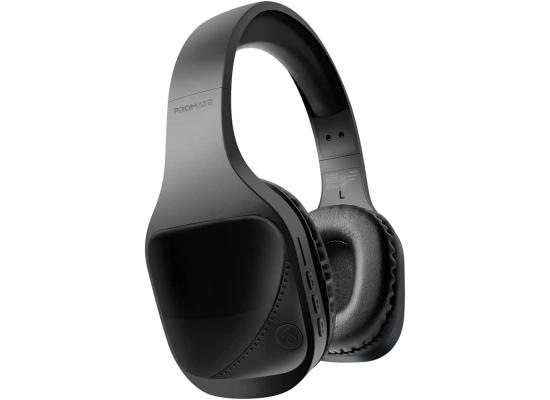 Promate NOVA Wire & Wireless Hi-Fi Stereo w/ MicroSD FM Radio AUX Port Noise Isolation Built-in Mic & On-Ear Control - Black