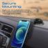 Promate MagMount-XL Car Phone Holder Magnetic Stick-On 360 Degree Cradle-Free Design Anti-Slip Grip & Magnetic Ring - Black