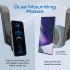 Promate MagMount-XL Car Phone Holder Magnetic Stick-On 360 Degree Cradle-Free Design Anti-Slip Grip & Magnetic Ring - Black
