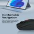 Promate ProCombo-12 Wireless Keyboard & Mouse Combo Sleek Nano USB Receiver Spill-Proof Design 12 Media Keys Arabic / English