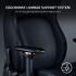Razer Iskur XL Ergonomic Lumbar Support System Multi-Layered Synthetic Leather Foam Cushions Engineered to Carry Memory Foam Head Cushion - Black