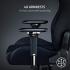Razer Iskur XL Ergonomic Lumbar Support System Multi-Layered Synthetic Leather Foam Cushions Engineered to Carry Memory Foam Head Cushion - Black